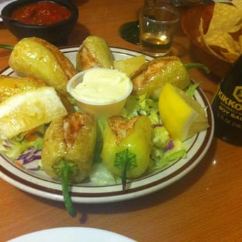 El Mexicali Cafe - Shrimp stuffed peppers... - Mexican Near Me - Indio, California El Mexicali Cafe - Shrimp stuffed peppers... - Mexican Near Me - Indio, California