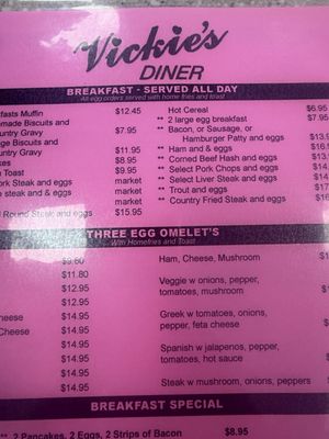 Menu photo 1 Vickies Diner Las Vegas, NV Menu photo 1 Vickies Diner Las Vegas, NV