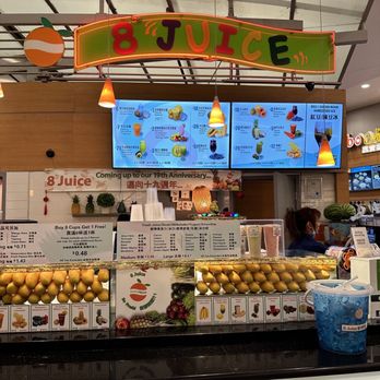 8 Juice - 8 juice at aberdeen mall food court - Juice Bars & Smoothies Near Me - Richmond, British Columbia