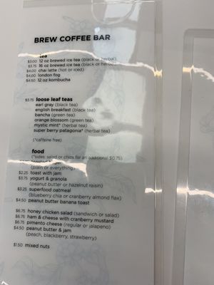 Menu photo 5 BREW Coffee Bar - McNeill Point Raleigh, NC Menu photo 5 BREW Coffee Bar - McNeill Point Raleigh, NC