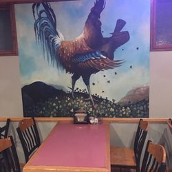 Roosters - Awesome Rooster mural!