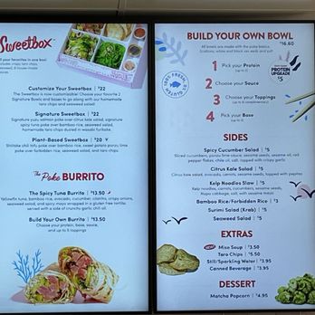 Sweetfin - Menu - Poke Near Me - Newport Beach, California Sweetfin - Menu - Poke Near Me - Newport Beach, California