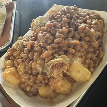 Heavy Smoke BBQ - Loaded tots - Barbeque Near Me - O'Fallon, Missouri