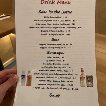 Somenya - Soba restaurant - drink menu - Japanese Near Me - Boston, Massachusetts