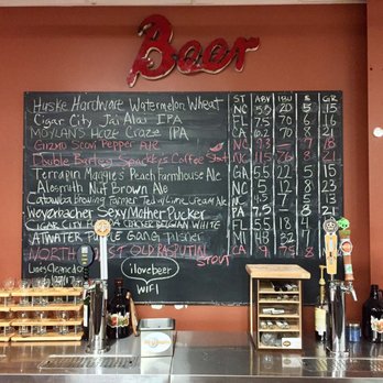 Brutopia Beer - Some of the beers today - Breweries Near Me - New Bern, North Carolina
