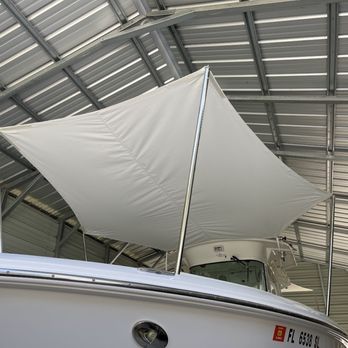 Marlin Marine Upholstery - 6 point sunshade - Boat Repair Near Me - Tequesta, Florida Marlin Marine Upholstery - 6 point sunshade - Boat Repair Near Me - Tequesta, Florida