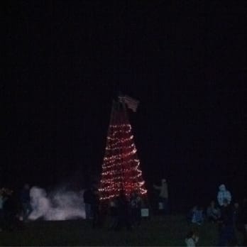 Bonfires on the Levee - Decorated bonfire "tower" - Festivals Near Me Bonfires on the Levee - Decorated bonfire "tower" - Festivals Near Me