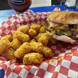 Riverside Lanes - Big John with a side of tots