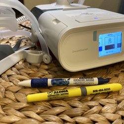 Aloha Respiratory Services - My new CPap machine and two free pens too