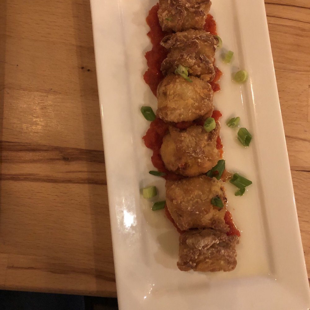 Scratch Kitchen & Taproom - Pimento cheese wontons - Bars Near Me - Apex, North Carolina Scratch Kitchen & Taproom - Pimento cheese wontons - Bars Near Me - Apex, North Carolina