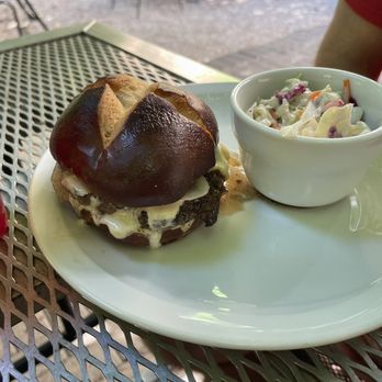 Sweet Home Wisconsin - Garlic guitarlic burger on pretzel bun - Burgers Near Me - Madison, Wisconsin Sweet Home Wisconsin - Garlic guitarlic burger on pretzel bun - Burgers Near Me - Madison, Wisconsin