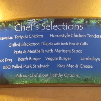 Discovery Cove - Lunch menu - Amusement Parks Near Me - Orlando, Florida