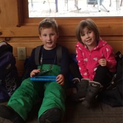 Holimont - Main chalet, taking a break for lunch!
