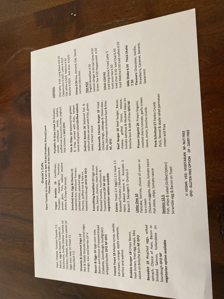 GRACIE’S CAFE Updated September 2024 45 Berkshire Rd, Forrestfield