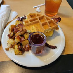 Eggs Up Grill - Pawley's Island - Waffle sandwich