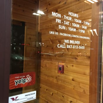 Taco Maya - Hours of Operation 5/1/16----YELP!!! - Mexican Near Me - Niles, Illinois