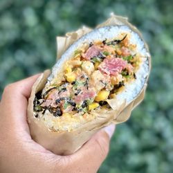 Pokemoto Celebration - Hawaiian Tuna Burrito