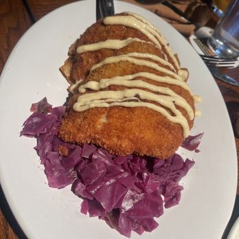 Upstream Brewing - Pork Schnitzel - Bars Near Me - Omaha, Nebraska
