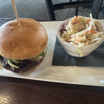Dillon Dam Brewery - Mushroom burger with Cole slaw - American Near Me - Dillon, Colorado