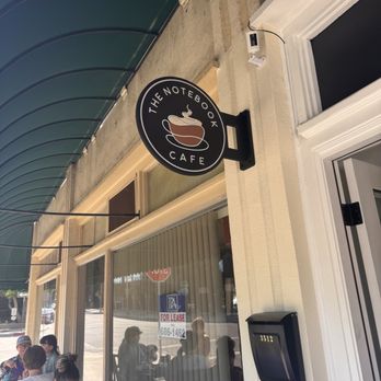 The Notebook Cafe - Sign - Cafes Near Me - Riverside, California