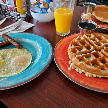 Mandy's Breakfast House - Sausage eggs and waffle - Breakfast & Brunch Near Me - Sonora, California