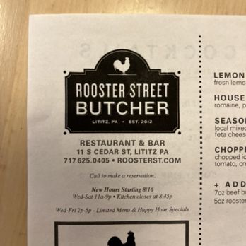 Rooster Street Brewing - American Near Me - Lititz, Pennsylvania