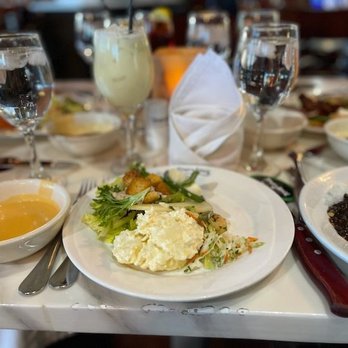Texas de Brazil - Las Vegas - A plate with some of the salad bar items. - Steakhouses Near Me - Las Vegas, Nevada Texas de Brazil - Las Vegas - A plate with some of the salad bar items. - Steakhouses Near Me - Las Vegas, Nevada