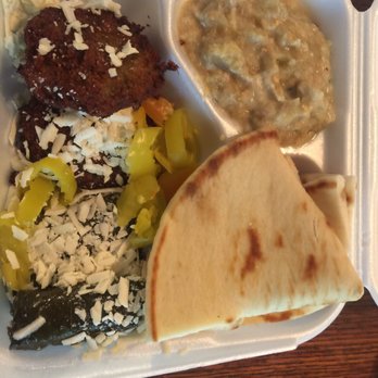 Greek Cafe Grill - Falafel, baba ganoush, grape leaves, and pita - Greek Near Me - Murfreesboro, Tennessee