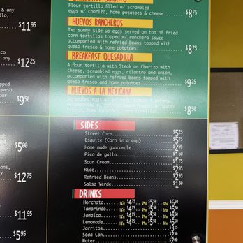 Mexiote - BREAKFAST MENU AND DRINK MENU  9/2026 - Mexican Near Me - Pembroke Pines, Florida