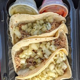 Carnitas tacos Mexican style - $12 Carnitas tacos Mexican style - $12