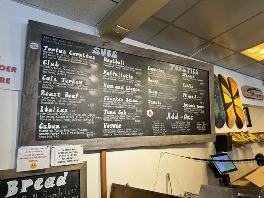 Menu photo 5 Cruisers Sub Shop Steamboat Springs, CO