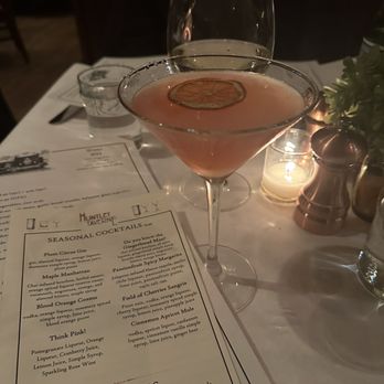 The Huntley Taverne - Blood orange cosmo - New American Near Me - Summit, New Jersey
