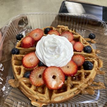 Upland Nutrition - Fruit waffle - Donuts Near Me - Upland, California Upland Nutrition - Fruit waffle - Donuts Near Me - Upland, California