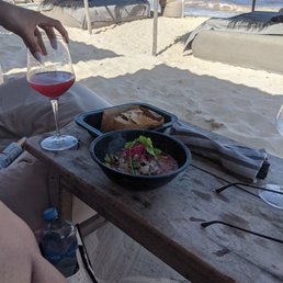 Ceviche and sangria!