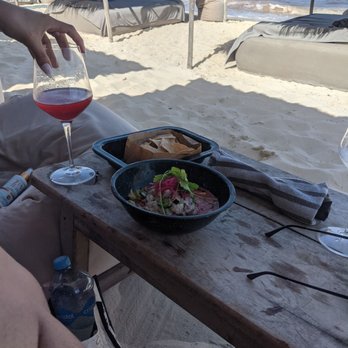 Papaya Playa Beach Bar - Ceviche and sangria! - Beach Bars Near Me - Tulum, ROO