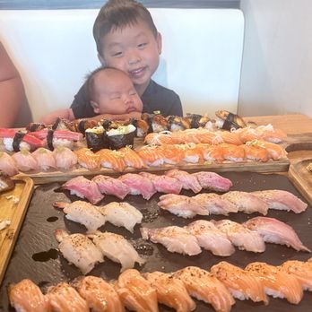 Aikan Sushi - Seared Tuna Roll (6-8 Pcs), seared shrimp, salmon - Izakaya Near Me - Northridge, California