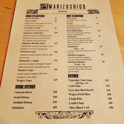 Menu photo 7 Makizushico Littleton, CO Menu photo 7 Makizushico Littleton, CO
