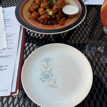 Craft Urban - Picture of the buffalo cauliflower and the cute appetizer plate! All the dishes are so cute! - New American Near Me - Aurora, Illinois