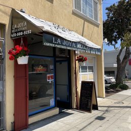 Exterior outside entrance of La Joya Café - Exterior 8/23/23 - San Francisco, California Exterior outside entrance of La Joya Café - Exterior 8/23/23 - San Francisco, California