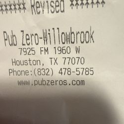 Pub Zero Patio & Grill