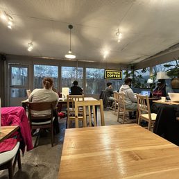 Enclosed backyard patio area
