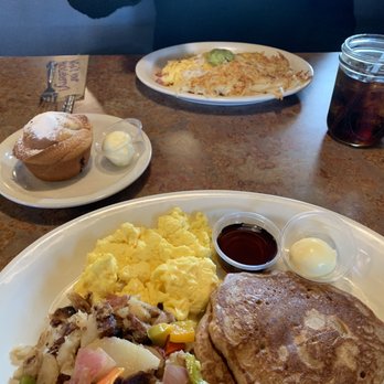 Huckleberry's - Plain pumpkin pancakes and build your own omelette - Breakfast & Brunch Near Me - Salida, California