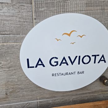 La Gaviota - Sign by beach - Seafood Near Me - Zihuatanejo, GRO