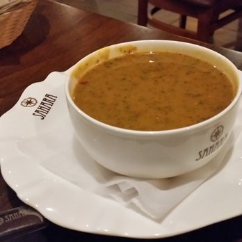 Sahara Restaurant - Spicy Red Lentil Soup - Mediterranean Near Me - Manville, New Jersey Sahara Restaurant - Spicy Red Lentil Soup - Mediterranean Near Me - Manville, New Jersey