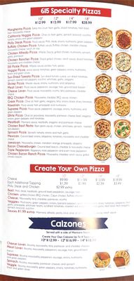 Menu photo 4 615 Pizza and Pasta Nashville, TN