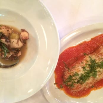 L'Ostería De Il Duomo - Berenjena A La Parmesana & Pulpo Inhumido - Italian Near Me - Santiago de Querétaro, QUE