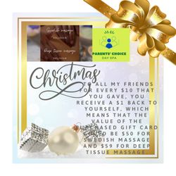 Parents’ Choice Day Spa - Holiday Season!