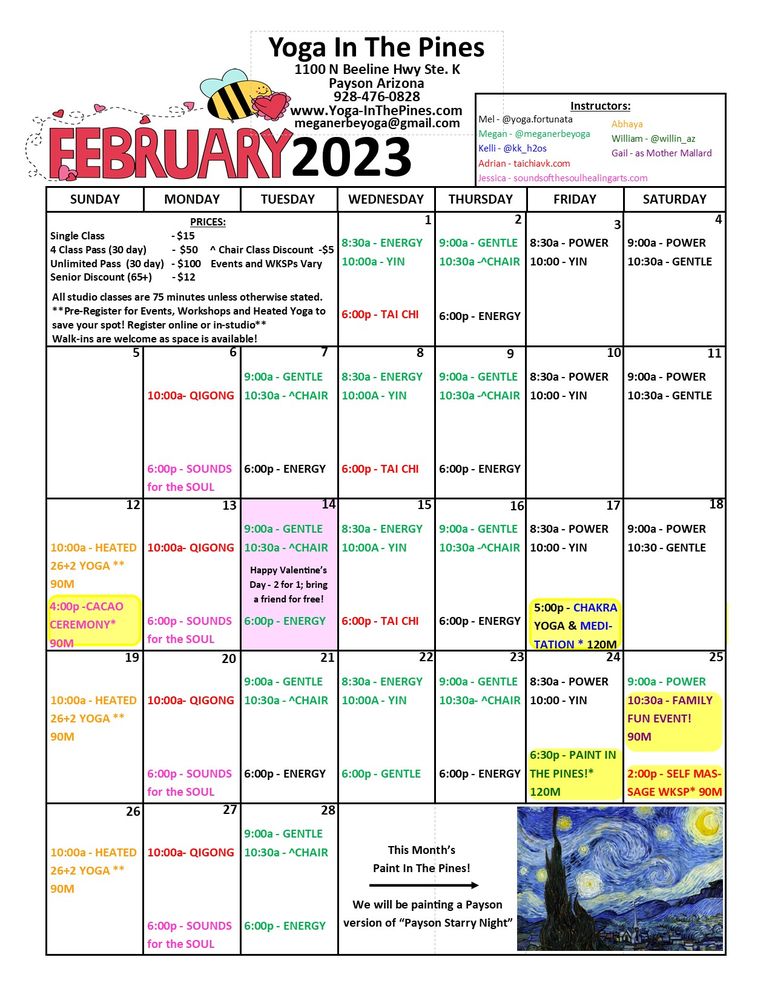 Yoga In The Pines Logo