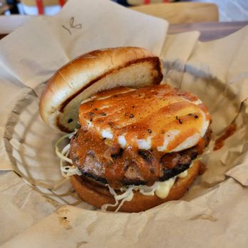 Ojai Burger - Spicy Miso Burger - Burgers Near Me - Orange, California Ojai Burger - Spicy Miso Burger - Burgers Near Me - Orange, California