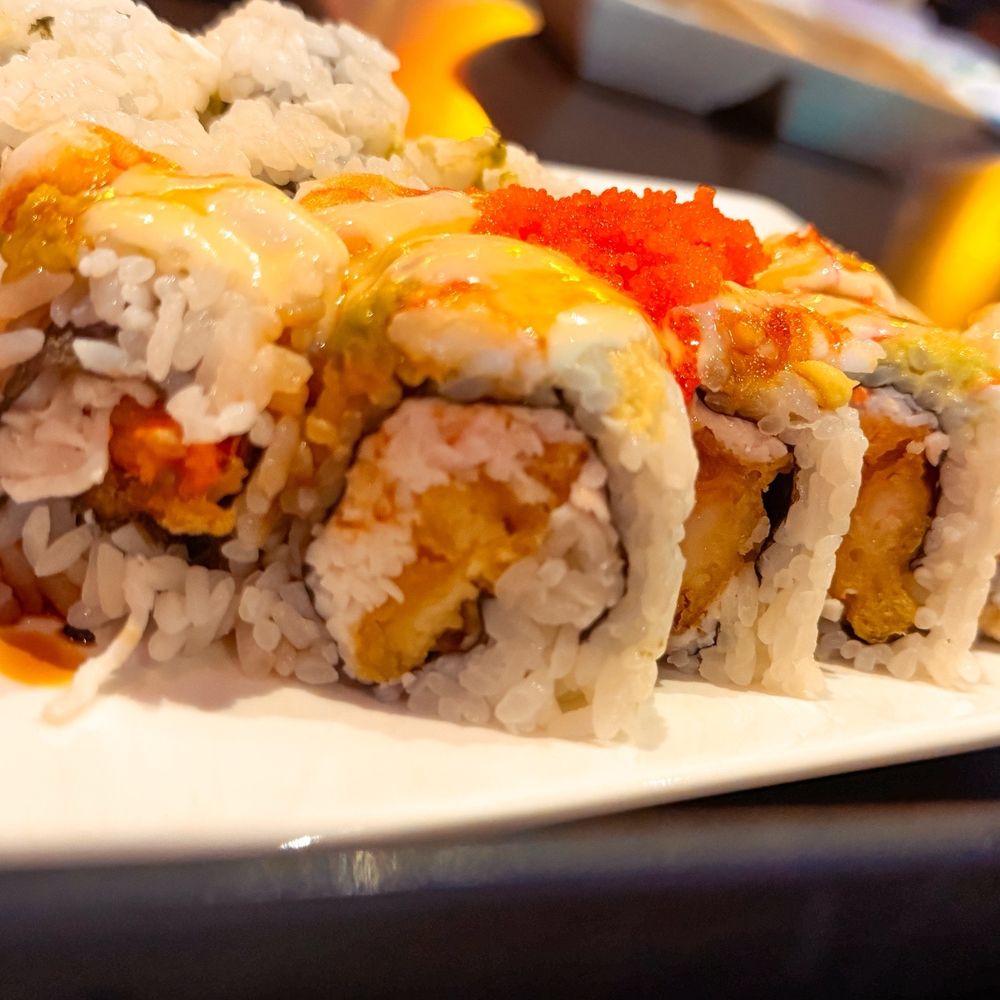 Philly roll and Shrimp love roll Philly roll and Shrimp love roll